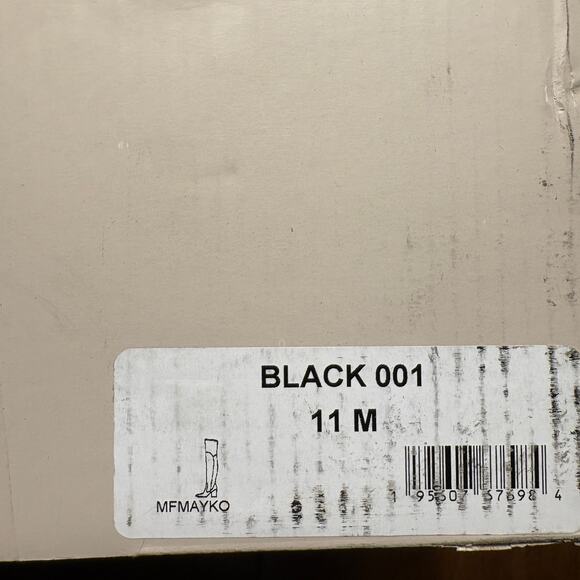 Marc Fisher Mayko Over The Knee Boots 11 Black NWOT Vegan Suede Heel Tall OTK - Picture 4 of 6